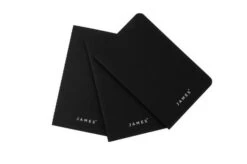 The James Brand The Daily Notebooks CO306955-11 Matte Black, 3-Pack
