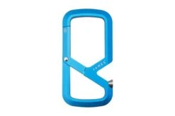 The James Brand Mehlville, Cerulean Stainless, Carabiner