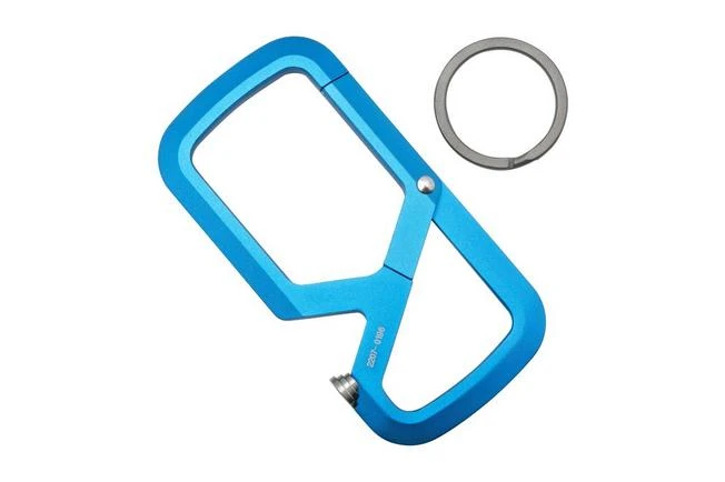 The James Brand Mehlville, Cerulean Stainless, Carabiner 4 The James Brand Mehlville, Cerulean Stainless, Carabiner - Image 4