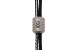 The James Brand The Alder ES215969-10 Grey Titanium, Black/BW, Paracord Lanyard With Bead