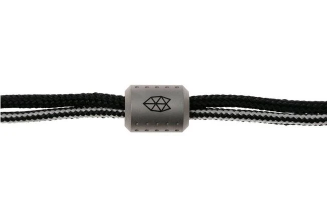 The James Brand The Alder ES215969-10 Grey Titanium, Black/BW, Paracord Lanyard With Bead 4 The James Brand The Alder ES215969-10 Grey Titanium, Black/BW, Paracord Lanyard With Bead - Image 4