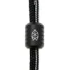The James Brand The Alder ES215970-10 Black Titanium, Black/BW, Paracord Lanyard With Bead