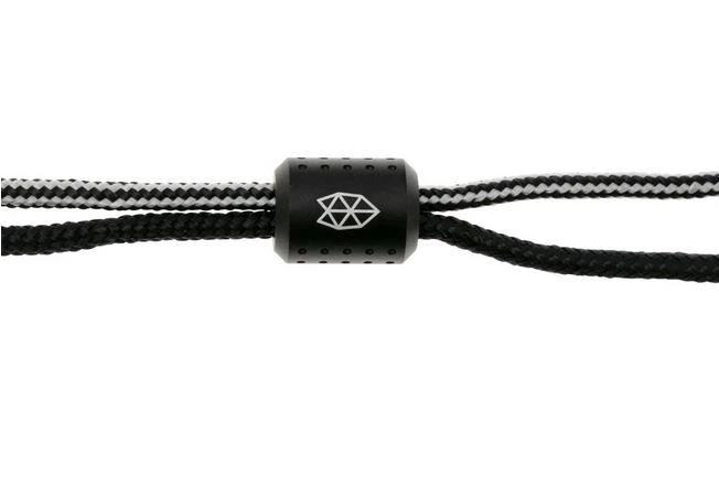 The James Brand The Alder ES215970-10 Black Titanium, Black/BW, Paracord Lanyard With Bead 4 The James Brand The Alder ES215970-10 Black Titanium, Black/BW, Paracord Lanyard With Bead - Image 4