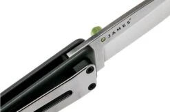 The James Brand Chapter, S35VN, Black + Satin Pocket Knife -The James Brand JAKCHP100133 00 06 the james brand