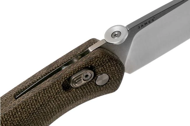The James Brand The Carter, Od Green Micarta, Stainless Pocket Knife KN108127-00 6 The James Brand The Carter, Od Green Micarta, Stainless Pocket Knife KN108127-00 - Image 6