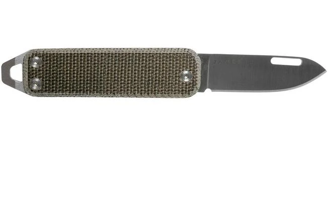 The James Brand Elko, Od Green Micarta + Satin Pocket Knife 2 The James Brand Elko, Od Green Micarta + Satin Pocket Knife - Image 2