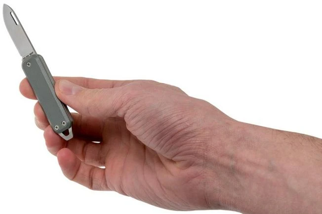 The James Brand Elko KN103139-00 Primer Gray G10 + Satin Pocket Knife 7 The James Brand Elko KN103139-00 Primer Gray G10 + Satin Pocket Knife - Image 7