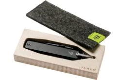 The James Brand Ellis, Black Pocket Knife -The James Brand JAKELL105101 08 the james brand