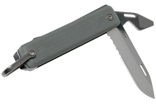 The James Brand Ellis KN105139-01 Primer Gray G10 + Satin Pocket Knife 1 The James Brand Ellis KN105139-01 Primer Gray G10 + Satin Pocket Knife