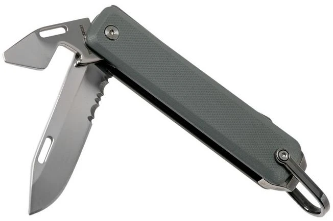 The James Brand Ellis KN105139-01 Primer Gray G10 + Satin Pocket Knife 2 The James Brand Ellis KN105139-01 Primer Gray G10 + Satin Pocket Knife - Image 2