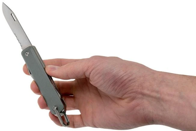 The James Brand Ellis KN105139-01 Primer Gray G10 + Satin Pocket Knife 5 The James Brand Ellis KN105139-01 Primer Gray G10 + Satin Pocket Knife - Image 5