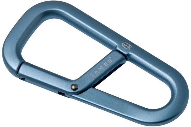 The James Brand The Hardin Steel Blue ES204925-10 Carabiner 1 The James Brand The Hardin Steel Blue ES204925-10 Carabiner