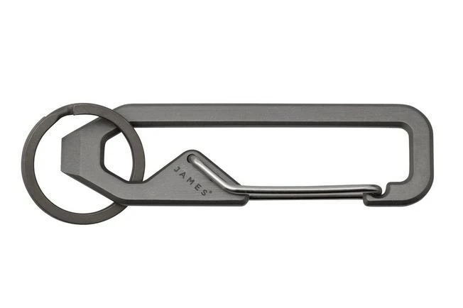 The James Brand Holcombe Titanium Stainless, Carabiner 2 The James Brand Holcombe Titanium Stainless, Carabiner - Image 2