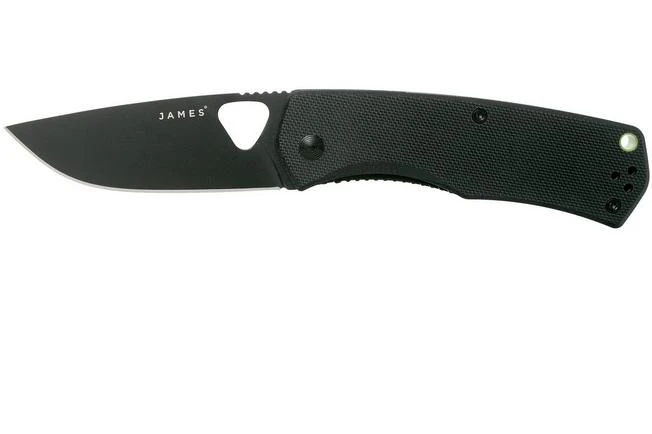 The James Brand Folsom, Black + Black, Pocket Knife 1 The James Brand Folsom, Black + Black, Pocket Knife