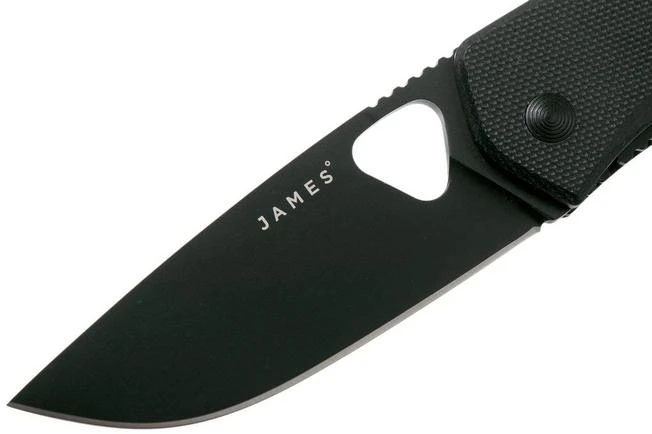 The James Brand Folsom, Black + Black, Pocket Knife 3 The James Brand Folsom, Black + Black, Pocket Knife - Image 3
