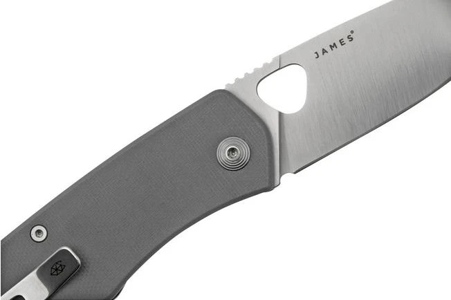 The James Brand The Folsom KN112139-00 G10 Primer Gray, Pocket Knife 5 The James Brand The Folsom KN112139-00 G10 Primer Gray, Pocket Knife - Image 5