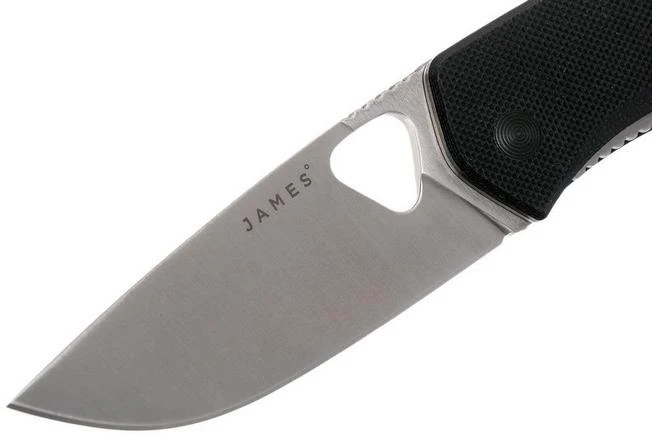 The James Brand Folsom, Black + Satin Pocket Knife 3 The James Brand Folsom, Black + Satin Pocket Knife - Image 3