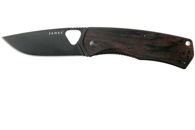 The James Brand Folsom, Ebony + Black Pocket Knife 1 The James Brand Folsom, Ebony + Black Pocket Knife