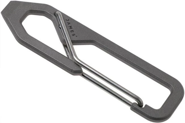 The James Brand Holcombe, Titanium, Carabiner 1 The James Brand Holcombe, Titanium, Carabiner