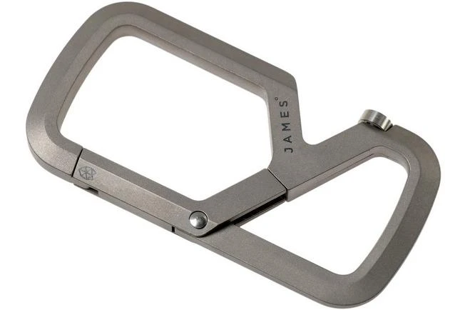The James Brand Mehlville, Titanium, Carabiner 1 The James Brand Mehlville, Titanium, Carabiner