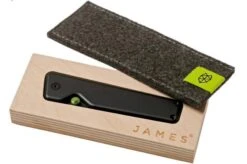 The James Brand Chapter KN100106-00 Black + Black Pocket Knife -The James Brand JAKN100106 00 08 the james brand