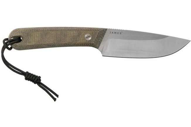 The James Brand The Hell Gap Stainless + Od Green Micarta Fixed Knife 2 The James Brand The Hell Gap Stainless + Od Green Micarta Fixed Knife - Image 2