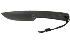 The James Brand The Hell Gap Black + Black Micarta Fixed Knife