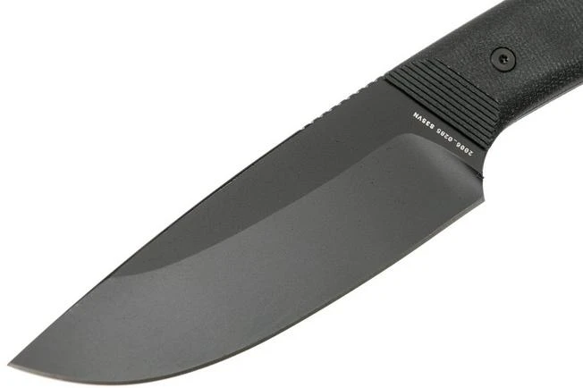 The James Brand The Hell Gap Black + Black Micarta Fixed Knife 3 The James Brand The Hell Gap Black + Black Micarta Fixed Knife - Image 3