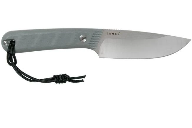 The James Brand The Hell Gap Stainless + Primer Grey G10 Fixed Knife 2 The James Brand The Hell Gap Stainless + Primer Grey G10 Fixed Knife - Image 2