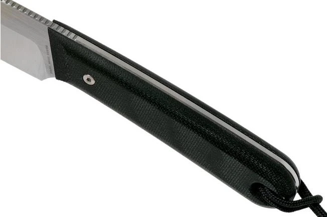 The James Brand The Hell Gap Stainless + Black Micarta Fixed Knife 5 The James Brand The Hell Gap Stainless + Black Micarta Fixed Knife - Image 5