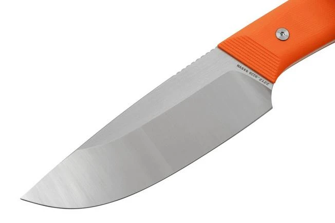 The James Brand The Hell Gap, Stainless + Orange G10 N107195-00 Fixed Knife 3 The James Brand The Hell Gap, Stainless + Orange G10 N107195-00 Fixed Knife - Image 3