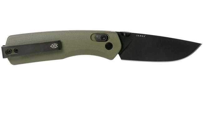The James Brand The Carter, Od Green G10, Black Pocket Knife KN108119-00 2 The James Brand The Carter, Od Green G10, Black Pocket Knife KN108119-00 - Image 2