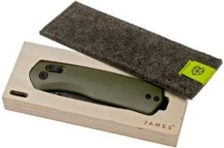 The James Brand The Carter, Od Green G10, Black Pocket Knife KN108119-00 15 The James Brand The Carter, Od Green G10, Black Pocket Knife KN108119-00 -The James Brand JAKN108119 00 08 the james brand