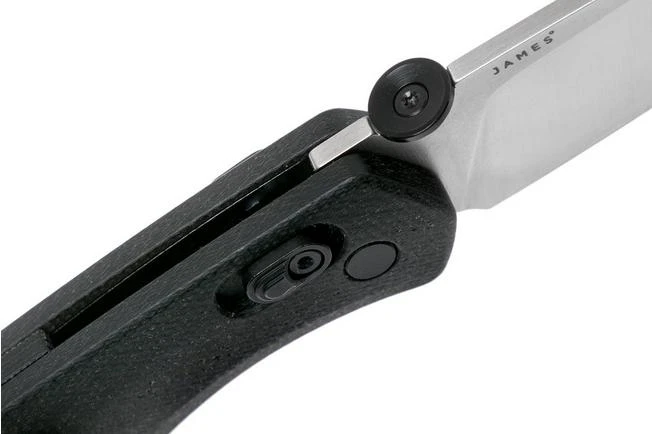 The James Brand The Carter, Black Micarta, Stainless Pocket Knife KN108143-00 6 The James Brand The Carter, Black Micarta, Stainless Pocket Knife KN108143-00 - Image 6