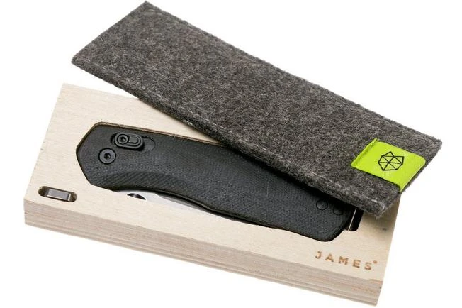 The James Brand The Carter, Black Micarta, Stainless Pocket Knife KN108143-00 8 The James Brand The Carter, Black Micarta, Stainless Pocket Knife KN108143-00 - Image 8