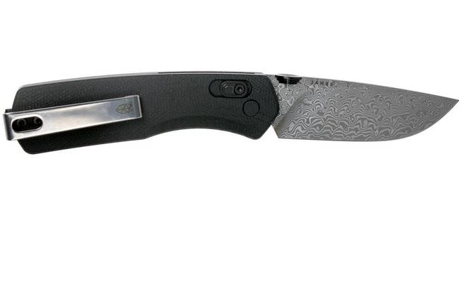 The James Brand The Carter, Black G10, Damascus Pocket Knife KN108147-00 2 The James Brand The Carter, Black G10, Damascus Pocket Knife KN108147-00 - Image 2