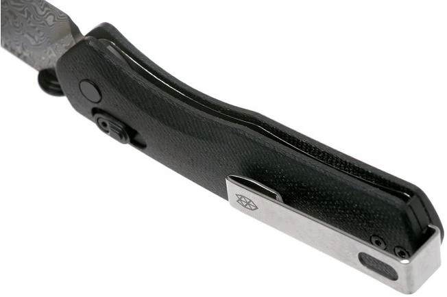 The James Brand The Carter, Black G10, Damascus Pocket Knife KN108147-00 5 The James Brand The Carter, Black G10, Damascus Pocket Knife KN108147-00 - Image 5