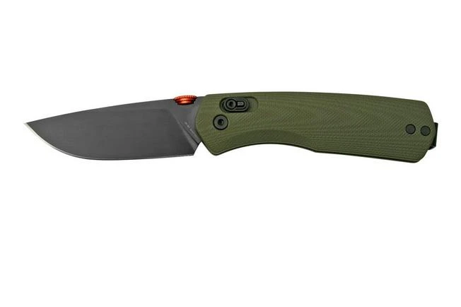 The James Brand The Carter OD Green G10 + Orange, Black Straight, JAKN108194-00 Pocket Knife 1 The James Brand The Carter OD Green G10 + Orange, Black Straight, JAKN108194-00 Pocket Knife