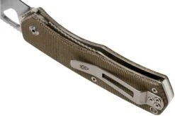 The James Brand Folsom KN102127-00 Od Green Micarta + Satin Pocket Knife 12 The James Brand Folsom KN102127-00 Od Green Micarta + Satin Pocket Knife -The James Brand JAKN112127 00 05 the james brand