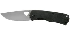 The James Brand Folsom KN102143-00 Black Micarta + Satin Pocket Knife