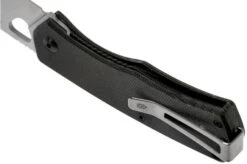 The James Brand Folsom KN102143-00 Black Micarta + Satin Pocket Knife -The James Brand JAKN112143 00 05 the james brand