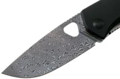 The James Brand The Folsom Black, Damascus, Micarta, KN102147-00 Pocket Knife -The James Brand JAKN112147 00 03 the james brand