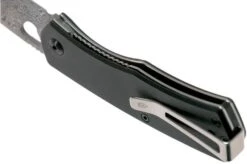 The James Brand The Folsom Black, Damascus, Micarta, KN102147-00 Pocket Knife -The James Brand JAKN112147 00 05 the james brand