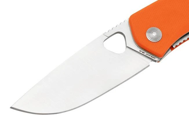 The James Brand The Folsom, Orange G10, Satin Pocket Knife 3 The James Brand The Folsom, Orange G10, Satin Pocket Knife - Image 3