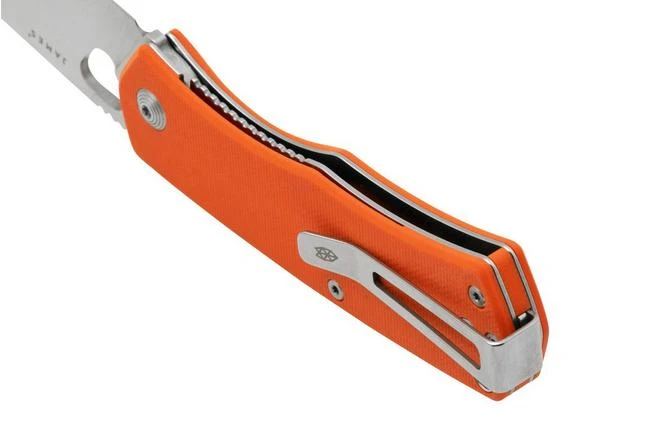 The James Brand The Folsom, Orange G10, Satin Pocket Knife 4 The James Brand The Folsom, Orange G10, Satin Pocket Knife - Image 4