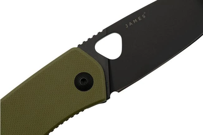 The James Brand The Folsom, OD Green G10 + Orange + Black, KN112194-00, Pocket Knife 6 The James Brand The Folsom, OD Green G10 + Orange + Black, KN112194-00, Pocket Knife - Image 6