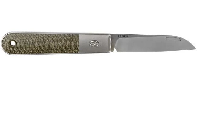 The James Brand The Wayland, OD Green Micarta, Stainless KN115127-00 Pocket Knife 2 The James Brand The Wayland, OD Green Micarta, Stainless KN115127-00 Pocket Knife - Image 2