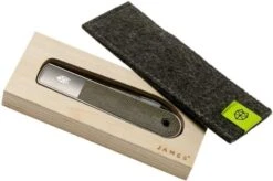 The James Brand The Wayland, OD Green Micarta, Stainless KN115127-00 Pocket Knife 16 The James Brand The Wayland, OD Green Micarta, Stainless KN115127-00 Pocket Knife -The James Brand JAKN115127 00 08 the james brand