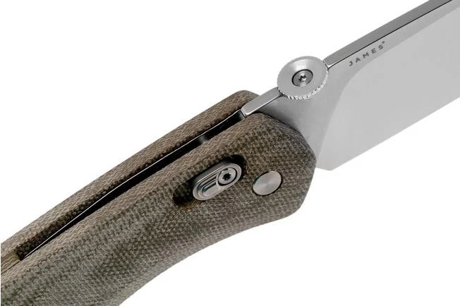 The James Brand The Carter XL, OD Green Micarta, Stainless Pocket Knife JAKN116127-00 6 The James Brand The Carter XL, OD Green Micarta, Stainless Pocket Knife JAKN116127-00 - Image 6