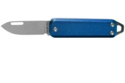 The James Brand Elko Satin + Cerulean Aluminum KN117102-00 Pocket Knife